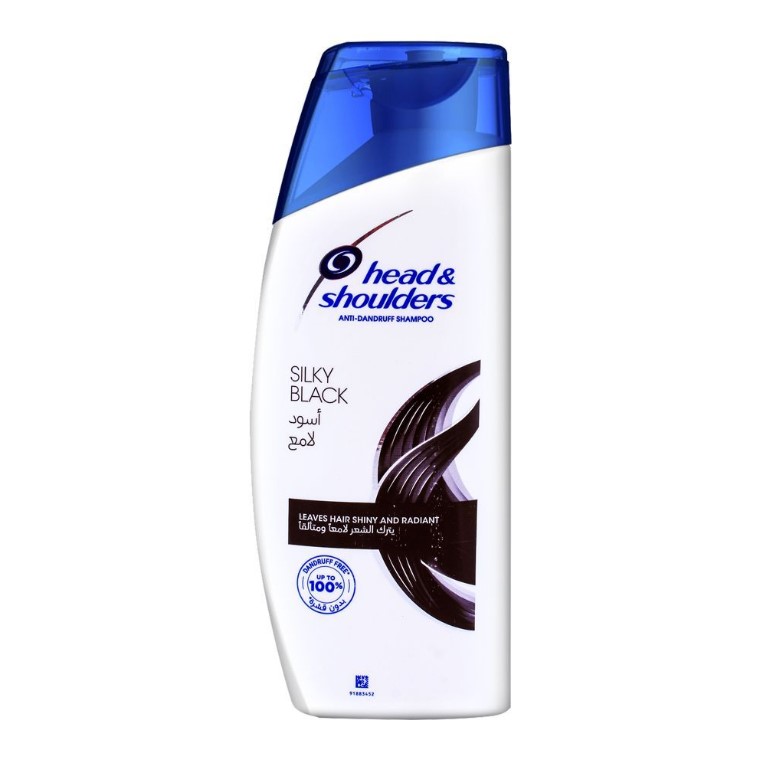 Head & Shoulders Silky Black Anti-Dandruff Shampoo 700ml